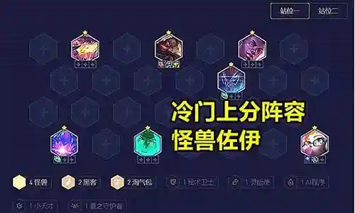 怪兽冷门阵容搭配图插图
