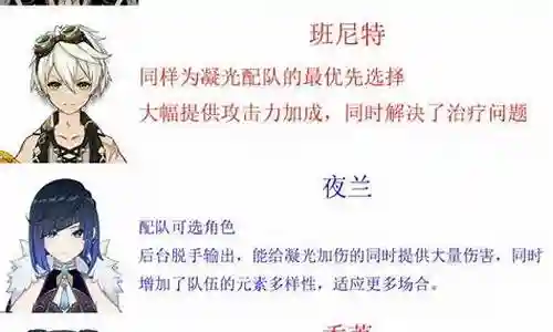 凝光开荒阵容搭配插图
