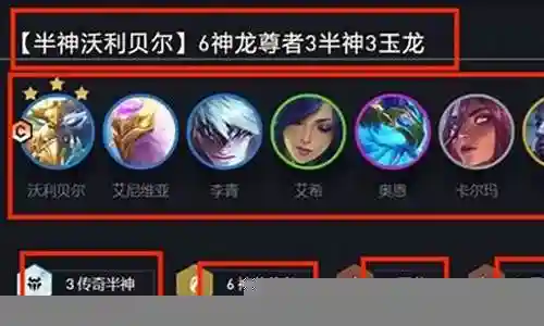 传奇尊者阵容搭配图插图
