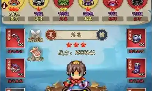 猛将争霸阵法搭配阵容插图