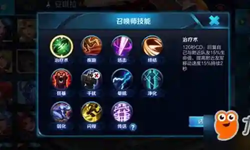 王者荣耀怎么召唤师技能插图