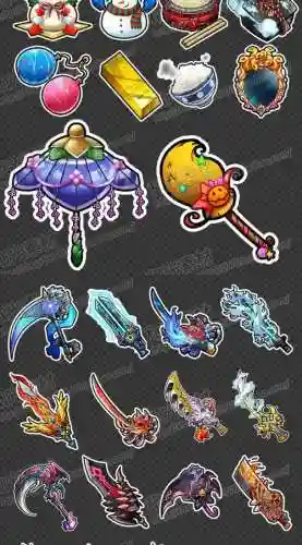 武器能发光的q版游戏插图