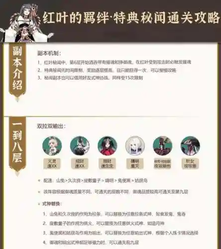 红叶阵容讲解插图
