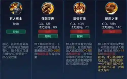 钟无艳技能组合插图