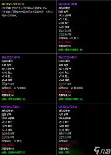 圣骑士异界带什么装备属性