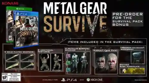 ps4合金装备生存发布日插图