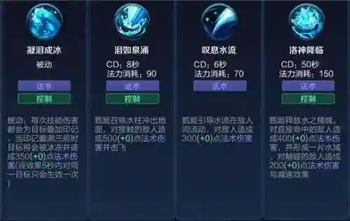 甄姬主点技能