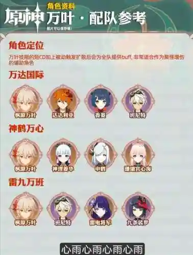 红叶阵容搭配插图1
