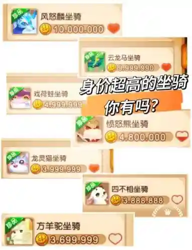 梦幻西游125坐骑全敏加多少钱插图1