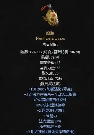 纯召唤死灵法师的装备插图