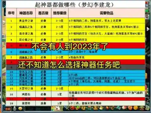 梦幻西游2109神器插图1