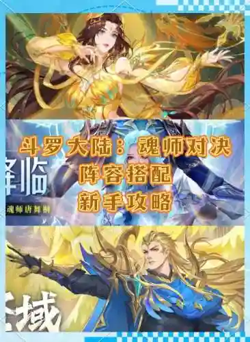 斗罗大陆游戏首推阵容搭配插图