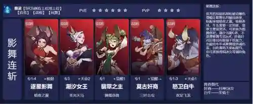 影舞阵容搭配插图