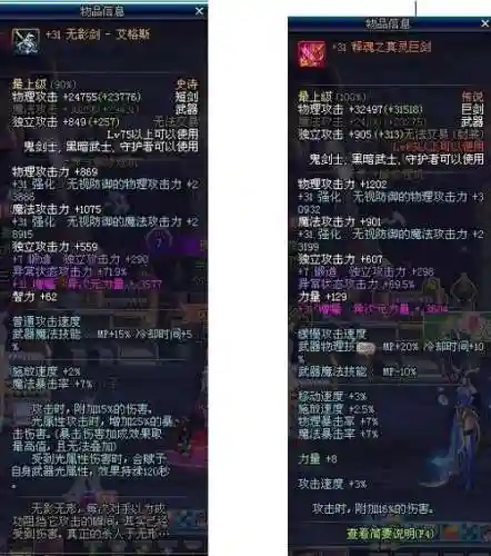 dnf走全属性强化武器插图1