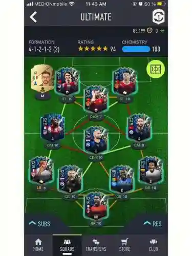 fifa小白阵容插图