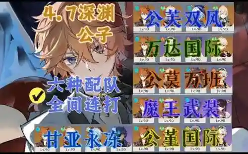 公子阵容搭配排行插图