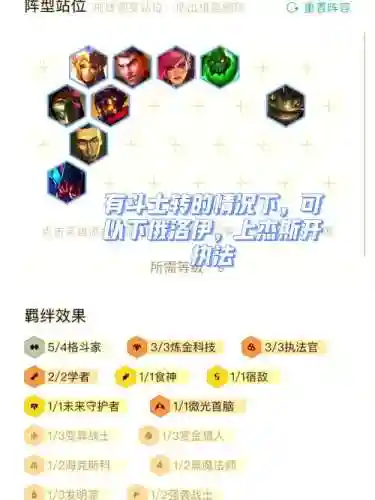 斗毒阵容