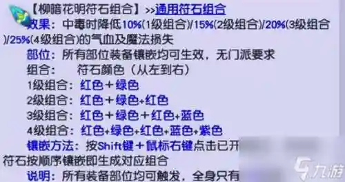 梦幻西游tg腰带打什么符石组合