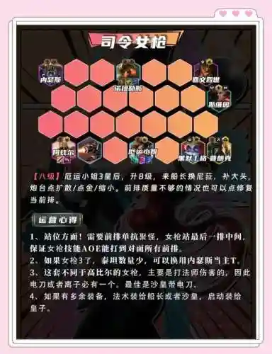 金枪阵容搭配攻略插图1