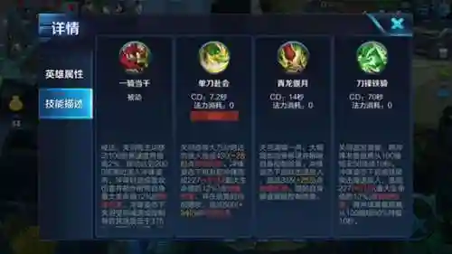 关羽的一技能是什么意思插图1