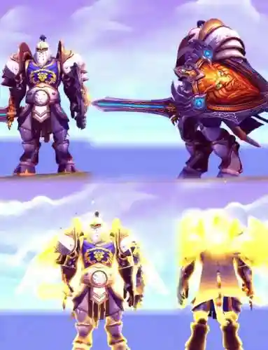 wow圣骑士武器幻化游民星空插图1