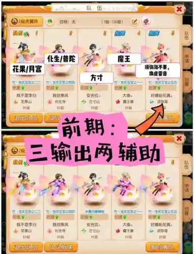 大话水浒五开赚钱阵容搭配插图