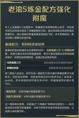 上古卷轴5锻造技能附魔，上古卷轴5 锻造强化附魔效果有什么用插图
