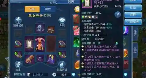 卡69画魂装备选择，69画魂走致命还是精力插图
