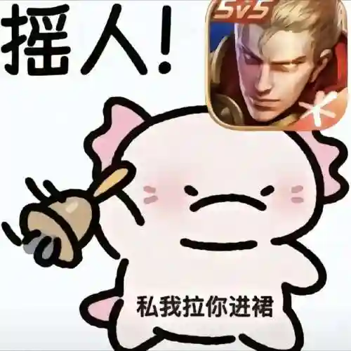 一起上阵容搭配，一起上分吗表情包插图