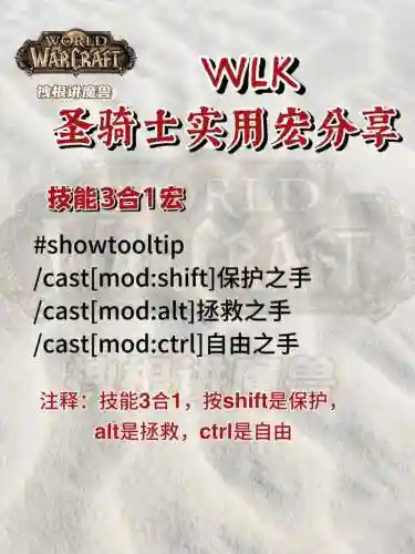 骑士技能好了就用宏，骑士宏命令插图