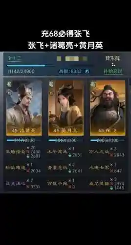 刘备张飞搭配零氪阵容，刘备张飞带什么技能开荒插图1