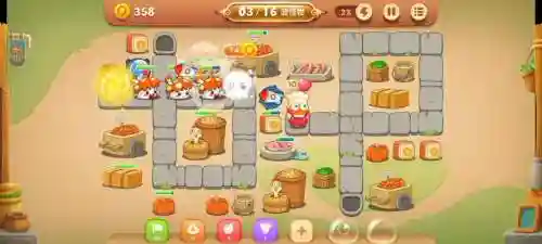 保卫萝卜3集市攻略25，保卫萝卜3集市攻略十层楼插图1