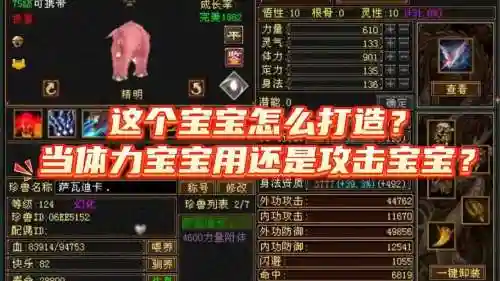 腾讯天龙八部手游bb攻略，天龙八部手游宝宝怎么选择插图1