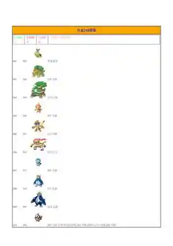 口袋妖怪白金稀有捕捉图文攻略，口袋妖怪白金图鉴获取插图