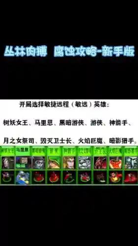 丛林肉搏力量大地技能，丛林肉搏力量英雄怎么玩插图