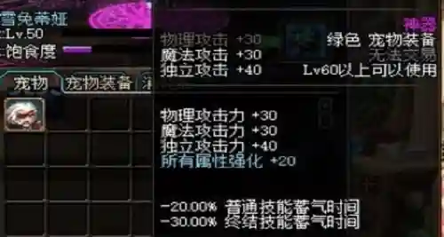 90独立装备，100级独立攻击插图1